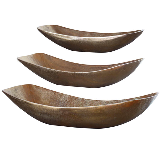 ANAS ANTIQUE BRASS BOWLS SET/3
