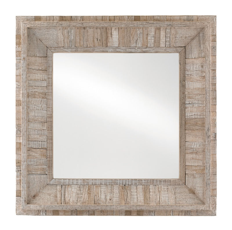 Kanor Square Whitewash Mirror 36x36