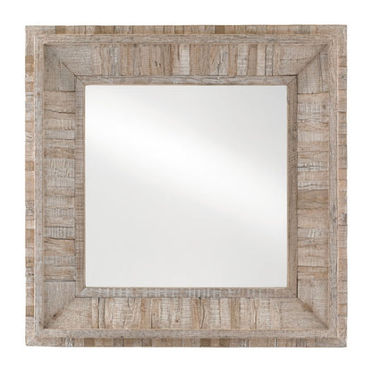 Kanor Square Whitewash Mirror 36x36