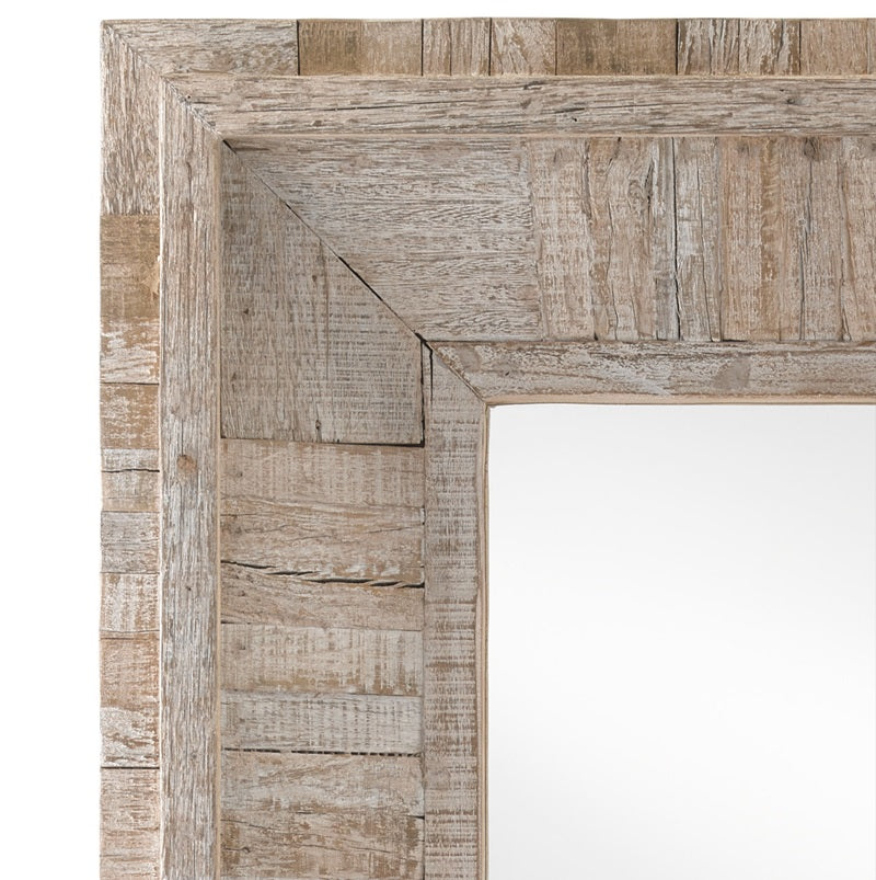 Kanor Square Whitewash Mirror 36x36