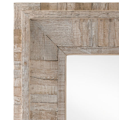 Kanor Square Whitewash Mirror 36x36