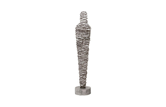 Abstract Wire Man Floor Sculpture, SM