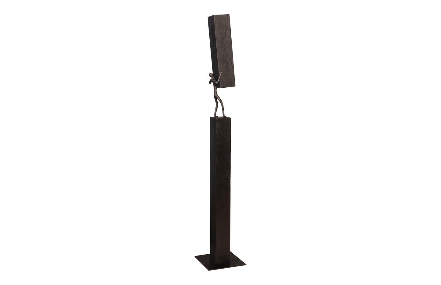 Atlas Pole Holding Sculpture