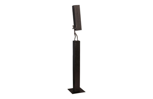 Atlas Pole Holding Sculpture